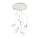 Подвесной светильник Ideal Lux 141138 RADIO SP5 BIANCO