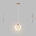 Подвесной светильник NILS Подвес. Размер S. Цвет Латунь. Теплый свет Lampatron nils-a-s-brass-warm 7784-21941