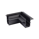 Коннектор угловой горизонтальный Vitaluce VT0200028-01 20 мм 100*100 черный