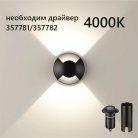 Встраиваемый грунтовый светильник ODEON LIGHT 6662/2GL WALD