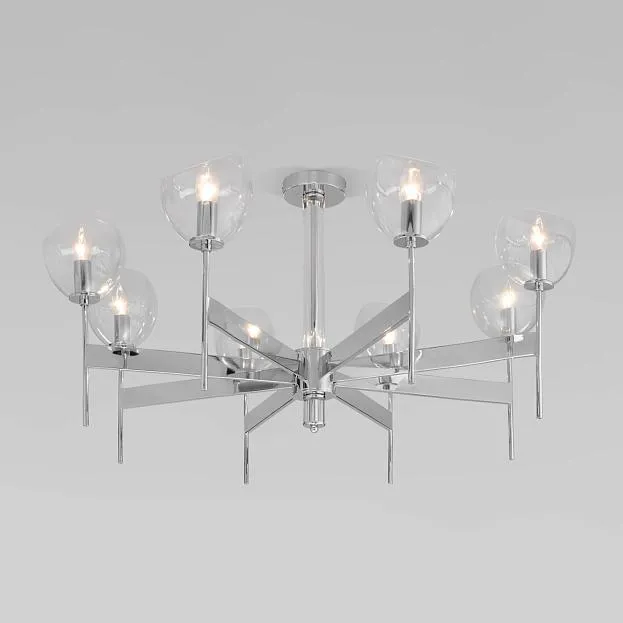 Потолочная люстра Eurosvet 60130/8 хром Smart Arrista a060135