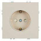 Розетка 1-местная с защитной шторкой с/з (механизм), 250В, 16А, серия Эмили, кашемир, soft touch Stekker 49906 RST16-5110-08