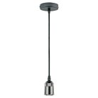 Подвесной светильник Uniel DLC-T-S31/E27 TS/1M/BL PEARL BLACK Techno