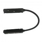 Коннектор питания угловой для магнитного шинопровода iLEDEX TECHNICAL CORNER POWER CONNECT 4822-L380-BK VISION48/22