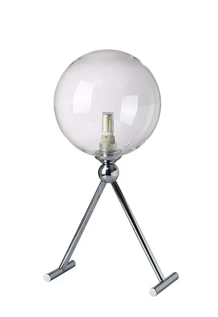 Настольная лампа Crystal Lux FABRICIO LG1 CHROME/TRANSPARENTE 0550/501 Настольная лампа Crystal Lux FABRICIO LG1 CHROME/TRANSPARENTE 0550/501