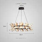 Кольцевые люстры и светильники AUBREY RING Размер L Lampatron f-aubrey-ring-l 8586-23911