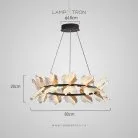 Кольцевые люстры и светильники AUBREY RING Размер L Lampatron f-aubrey-ring-l 8586-23911