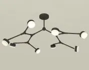 Люстра на штанге Ambrella light XB9060250/8 SBK/FR/CL