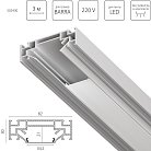 Профиль металлический 3 м для монтажа треков в ПВХ потолок Lightstar 502430 BARRA