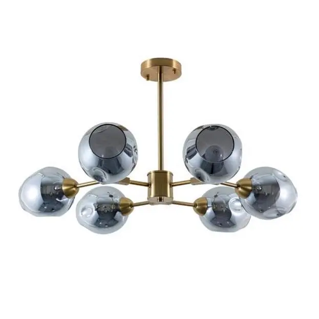 Люстра на штагне Arte Lamp A7759PL-6PB Yuka Smoky Люстра на штагне Arte Lamp A7759PL-6PB Yuka Smoky