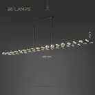 Реечный, рядный светильник GLORIOLE LINE 36 LED Lampatron gloriole-line-36 9128-26003