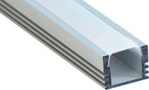 Профиль алюминиевый накладной Feron 10266 серебро, CAB261
