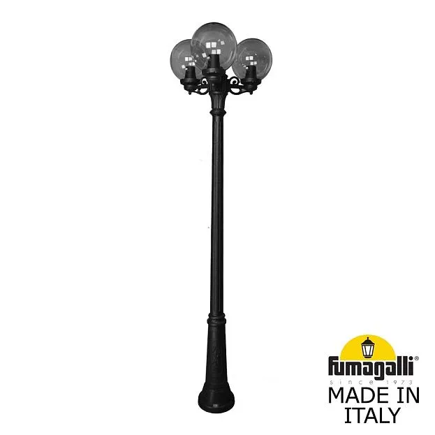 Садово-парковый фонарь FUMAGALLI RICU BISSO/G250 3L G25.157.S30.AZE27 Черный