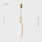 Подвесной светильник BERGEN Тип C. Цвет Латунь Lampatron 6360-17096