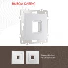 Вывод кабеля Arte Milano 206.49-1.silver am