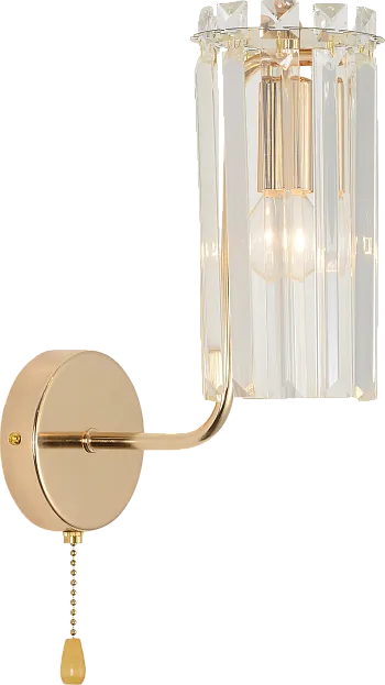 Бра светильник 1хЕ14 40 Вт хрусталь с выключателем Rivoli 1064-401 Zoe