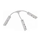 Коннетор питания Т-образный для магнитного шинопровода iLEDEX TECHNICAL T-TYPE POWER CONNECT 4822-WH VISION48/22
