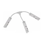 Коннетор питания Т-образный для магнитного шинопровода iLEDEX TECHNICAL T-TYPE POWER CONNECT 4822-WH VISION48/22