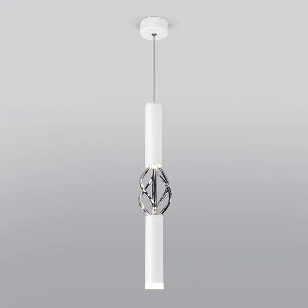 Подвесной светильник Eurosvet 50191/1 LED белый/хром a049108 Lance