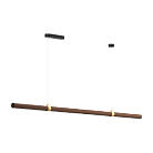 Деревянный подвесной (накладной) светодиодный светильник Ledron MYCP-ZH-Darkwalnut L1500 MOON