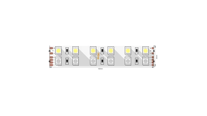 Светодиодная лента 120 LED/м, 28,8 Вт/м, 24В , IP20, Цвет: RGB + теплый белый SWG SWG5120-24-28.8-RGBWW-M Светодиодная лента 120 LED/м, 28,8 Вт/м, 24В , IP20, Цвет: RGB + теплый белый SWG SWG5120-24-28.8-RGBWW-M