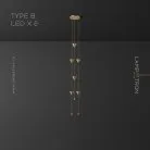 Готовая комбинация светильников ROLAN COMBO 6 ламп. Тип B Lampatron 7665-21470