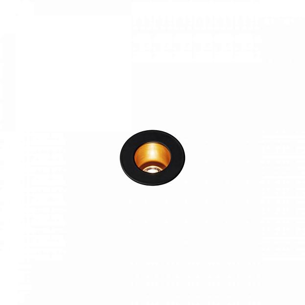1000917 SLV TRITON MINI LED светильник встраиваемый 1.2W, 3000К, черный/золото