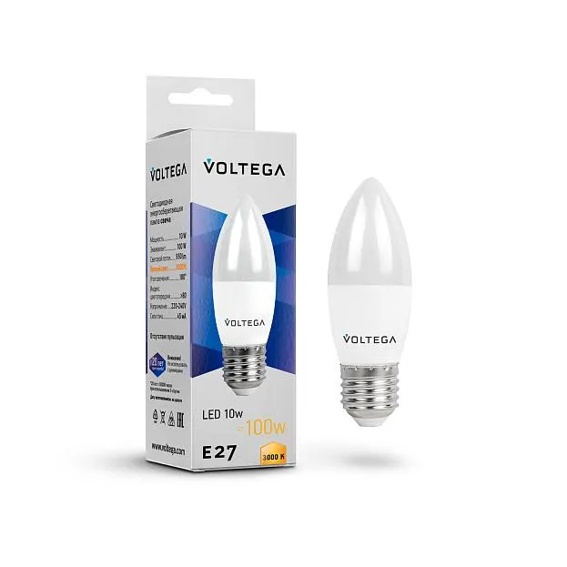 Лампочка Voltega 7240 Candle 10W Лампочка Voltega 7240 Candle 10W