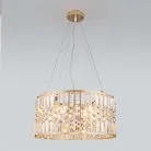 Подвесная люстра Eurosvet 10125/5 золото/прозрачный хрусталь Strotskis Smart (10116/5) a054444 Lory
