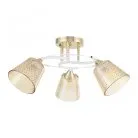 Люстра потолочная с плафонами Arte Milano 323006/3 FG+WT Amalfi