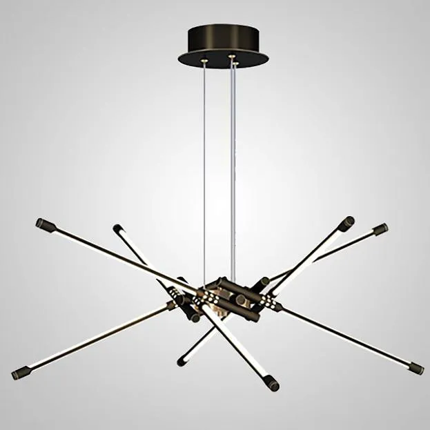 Подвесная люстра VALA L8 Black ImperiumLoft 192794-23 vala01