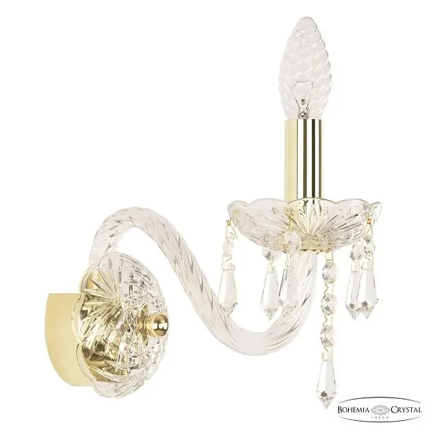 Бра хрустальный Bohemia 104B/1/165 G Бра хрустальный Bohemia 104B/1/165 G