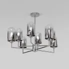 Потолочная люстра со стеклянными плафонами Eurosvet 60156/8 хром Pluto a065044