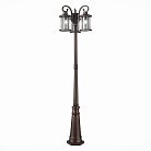 Светильник уличный наземный Темный кофе/Прозрачный, Темный кофе E27 3*100W ST Luce SL080.425.03 Lastero
