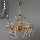 Подвесная люстра Ambiente 2118/5 AB New Leaf