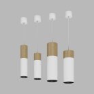 Подвесной (накладной) светодиодный светильник Ledron SLC7392/12W-PB White-Black