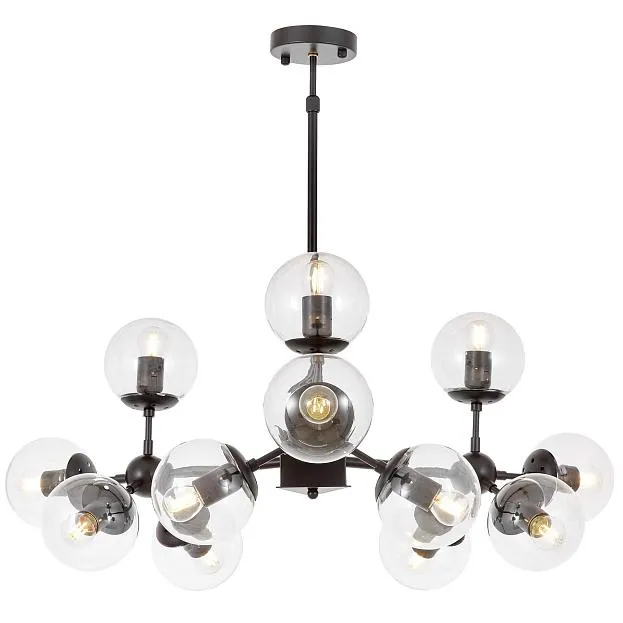 Подвесной светильник Lumina Deco Zodiak LDP 160-12 BK+PR Подвесной светильник Lumina Deco Zodiak LDP 160-12 BK+PR