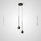Готовая комбинация светильников ORVAR DUO Цвет Черный Lampatron 7083-19431