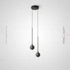 Готовая комбинация светильников ORVAR DUO Цвет Черный Lampatron 7083-19431