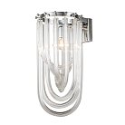 Настенный светильник Delight Collection KR0116W-1B chrome Murano Glass