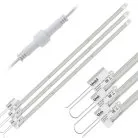 Светильник для растений Uniel ULY-P90-10W/SPFR/K IP65 AC220V CLEAR KIT09