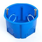 Подрозетник STEKKER 39854 EBX20-01-2 68*45мм для сплошных стен, синий