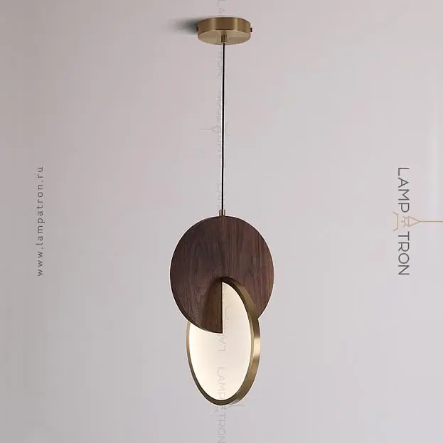 Подвесной светильник GLATT WOOD Размер S. Темное дерево. Lampatron 2975-7137 Подвесной светильник GLATT WOOD Размер S. Темное дерево. Lampatron 2975-7137