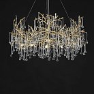 Подвесная люстра WATERDROPS WIDE L100 Gold ImperiumLoft 310697-01 f-waterdrops-wide01