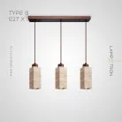 Готовая комбинация светильников MAREC COMBO Тип B. 3 лампы. Планка Lampatron 7111-19512