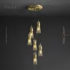 Готовая комбинация светильников GISKEN MORE 6 ламп. Диск Lampatron 5374-13770