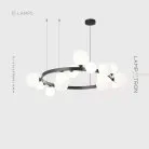 Кольцевые люстры и светильники IDAR 15 плафонов Lampatron 8328-22704