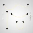 Настенные светильники GLORIFY OPTIC WALL Размер S. Трехцветный свет Lampatron 7761-24994