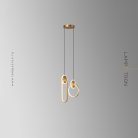 Готовая комбинация светильников RANDALL DUO Цвет Латунь Lampatron 7242-19888