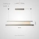 Реечный, рядный светильник ATARI NUOVO L Тип D. Размер S Lampatron atari-nuovo-l-d-s 9082-25876